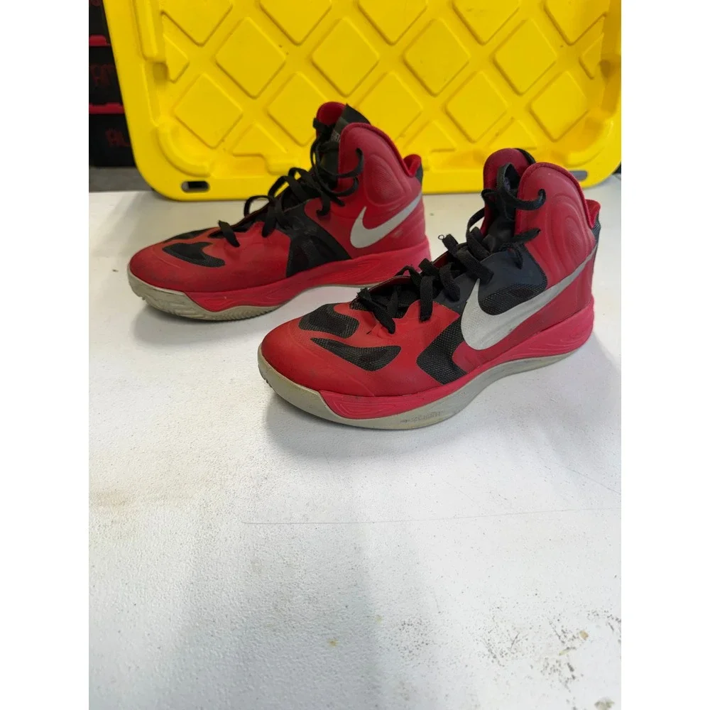 Nike Zoom Hyperfuse 2012 Mens Basketball Shoes Red Black 525022-602 Size 10‎